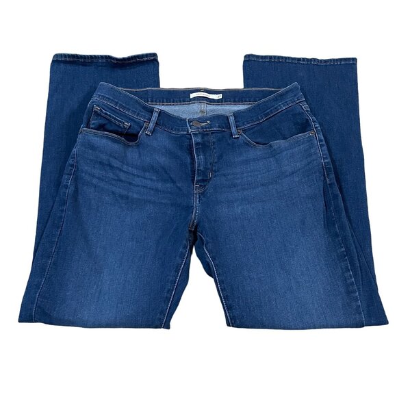 Levi's Curvy Bootcut Jeans Women's Size 32 Measuring 32x30 Western Style Comfort - Picture 6 of 8